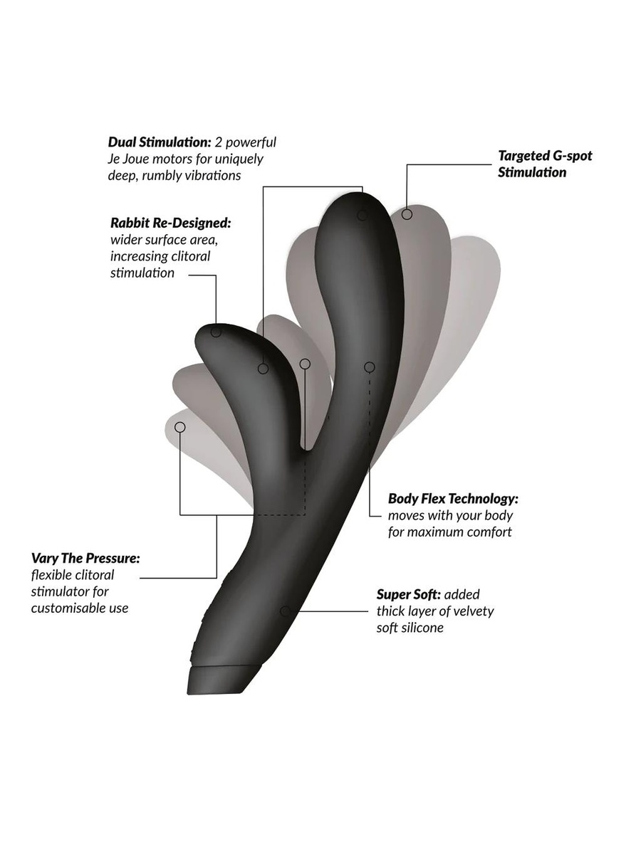 Je Joue Hera Flex - Black — Vibrators