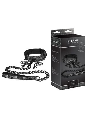 Steamy Shades | Collar & Leash & Nipple Clamps
