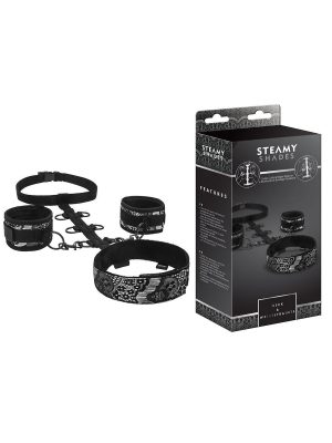 Steamy Shades Neck & Wrist Restraints — Bondage & Restraints
