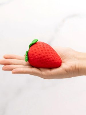 Emojibator Strawberry – Red — Clitoral Toys