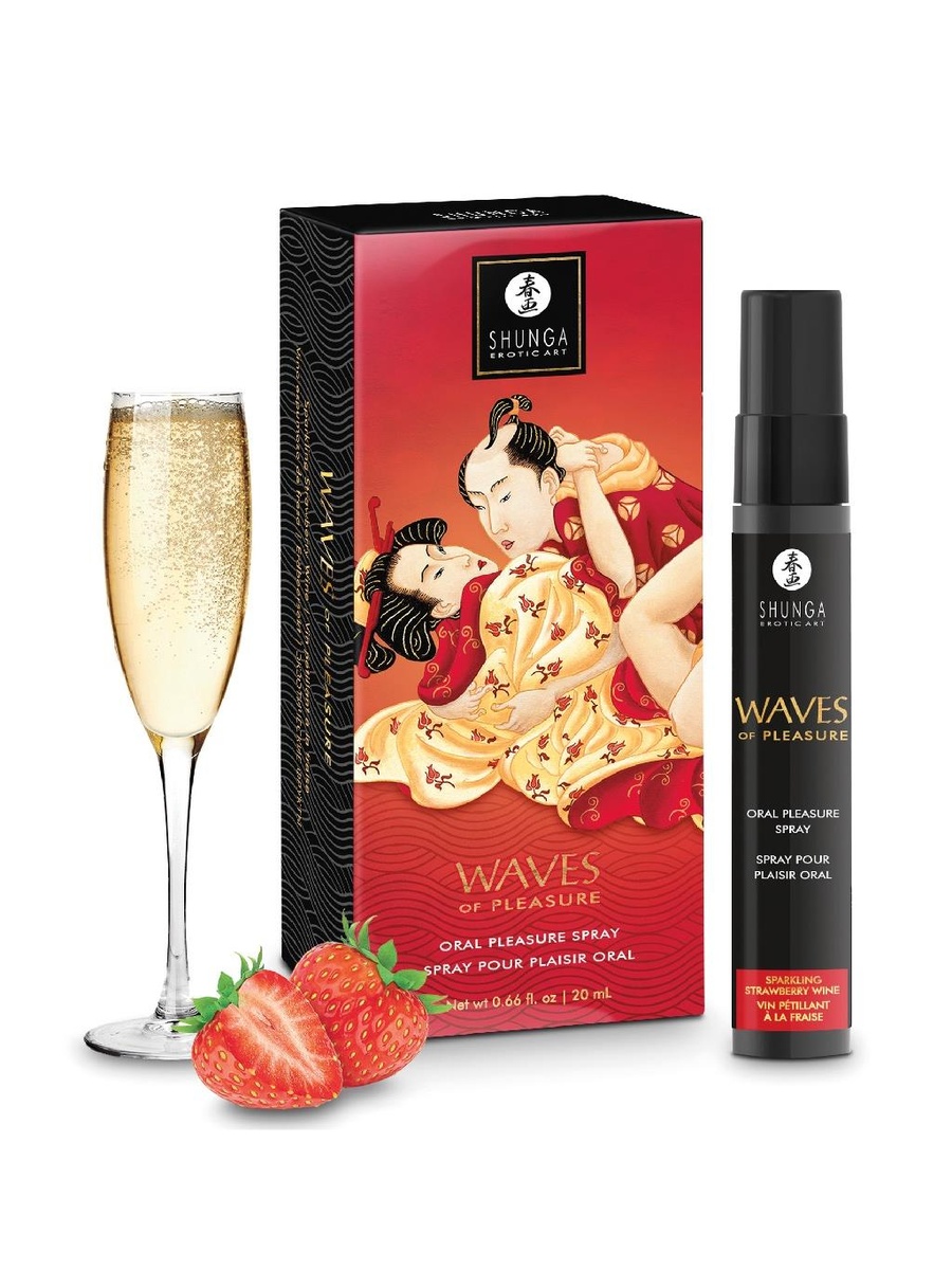 Shunga | Waves of Pleasure Spray : Sparkling Wine & Strawberry