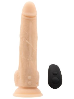 Swan | Naked Addiction 9" Thrusting Vibrator : Vanilla